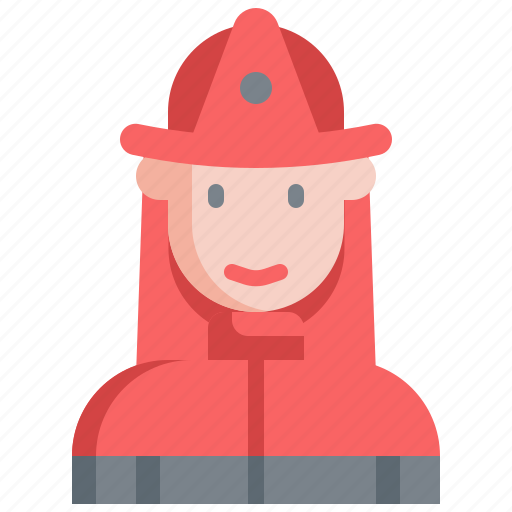 Fireman, profession, jobs, firefighting, avatar, man, people icon - Download on Iconfinder