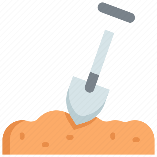 Shovel, farming, gardening, construction, labour, digging, garden icon - Download on Iconfinder
