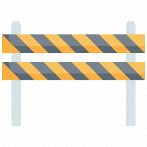 Barrier, barricade, limit, construction, tools, safety, fence icon - Download on Iconfinder