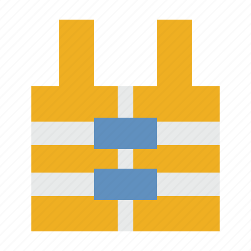 Safety jacket, life jacket, vest, security, construction and tools icon - Download on Iconfinder