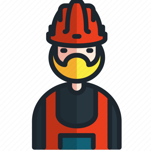 Worker, engineer, labour, hard, hat, construction, obra icon - Download on Iconfinder