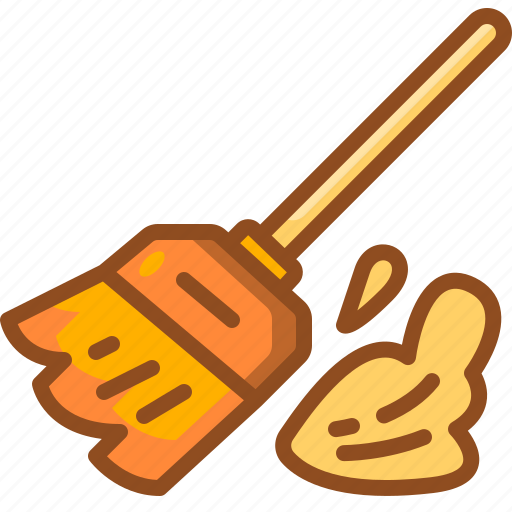 Broom, clean, cleaner, sweep, cleaning, sweeping icon - Download on Iconfinder