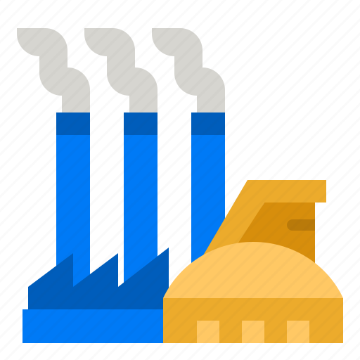 Factory, manufacturing, company, manufacture, powerplant icon - Download on Iconfinder