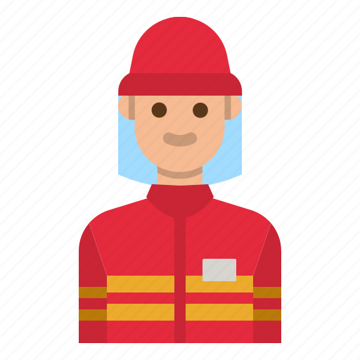 Fireman, firefighter, job, avatar, profession icon - Download on Iconfinder