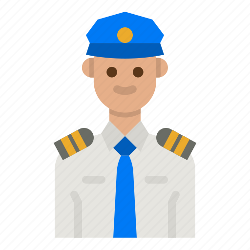 Pilot, aviation, aviator, airplane, professions icon - Download on Iconfinder