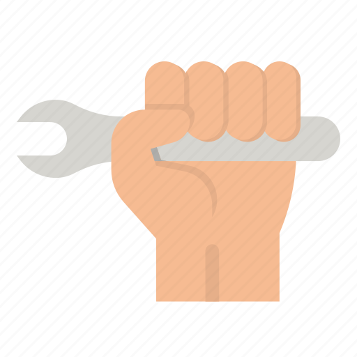 Wrench, hand, labour, day, construction icon - Download on Iconfinder
