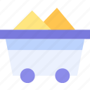 mining, cart, sale, shopping, bag, discount