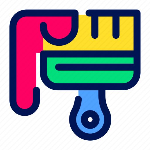 Brush, job, labour day, time and date, tool, work icon - Download on Iconfinder