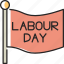 flag, march, labour day, mayday, labor day, labour, celebration 