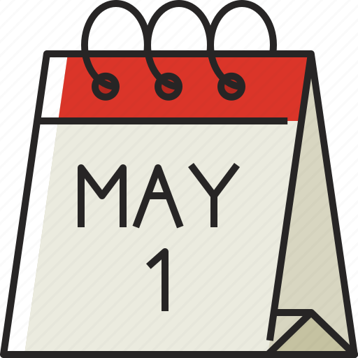 Calendar, date, schedule, may day, labour day, may, labour icon - Download on Iconfinder