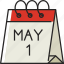 calendar, date, schedule, may day, labour day, may, labour 