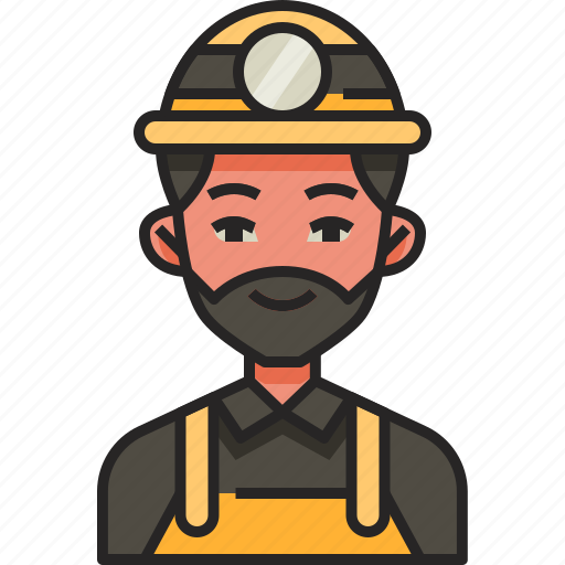 Miner, mining, worker, avatar, man, mine, mining industry icon - Download on Iconfinder