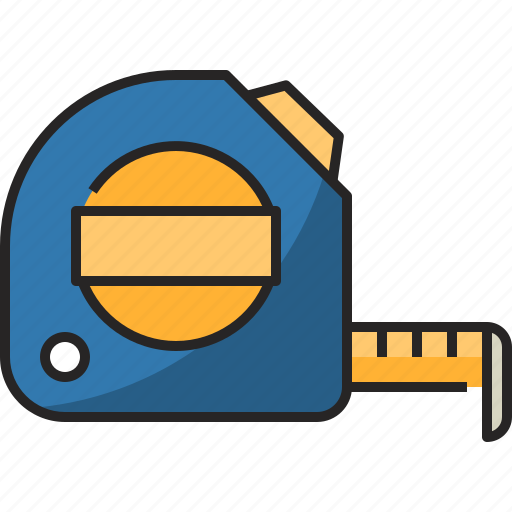 Tape, measuring tape, tool, measurement, inches tape, measuring tool, tape-measure icon - Download on Iconfinder