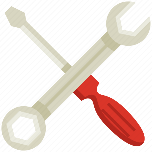 Wrench, screwdriver, wrench screwdriver, tool, repair, equipment, construction icon - Download on Iconfinder