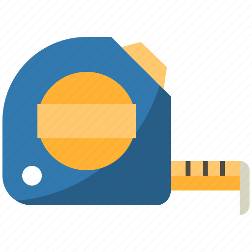 Measuring tape, tool, measurement, inches tape, measuring tool, tape-measure, tape icon - Download on Iconfinder