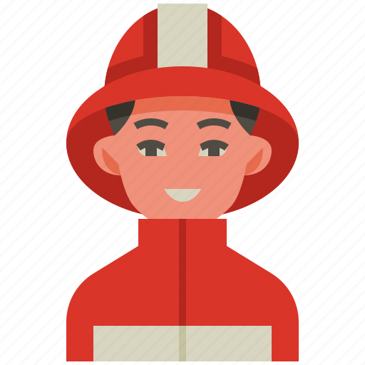 Fireman, firefighter, fire, avatar, man, emergency, rescue icon - Download on Iconfinder