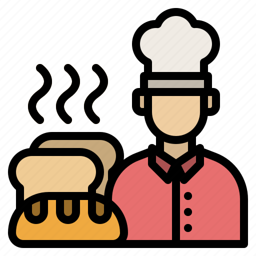 Labourday, baker, bakery, chef, cook, avatar icon - Download on Iconfinder