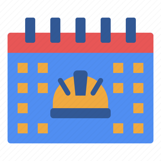 Labourday, calendar, labour, schedule, worker, may icon - Download on Iconfinder