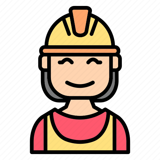 Female, worker, woman, girl, people, labour day, labour icon - Download on Iconfinder