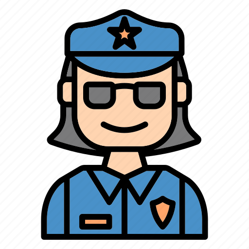 Policewoman, police, law, justice, security, labour day, labour icon - Download on Iconfinder