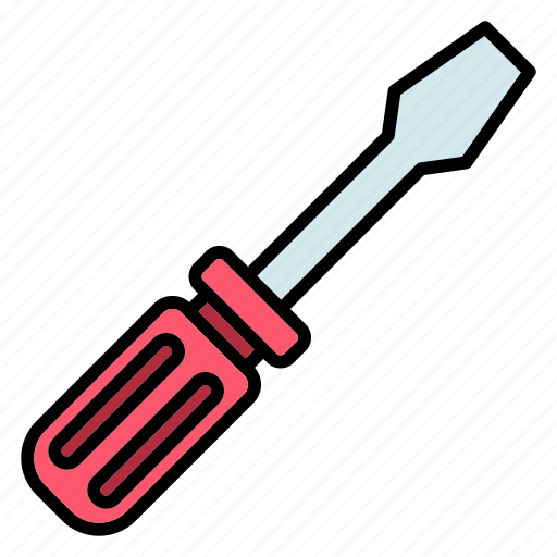 Screwdriver, tool, construction, equipment, repair, labour day, labour icon - Download on Iconfinder