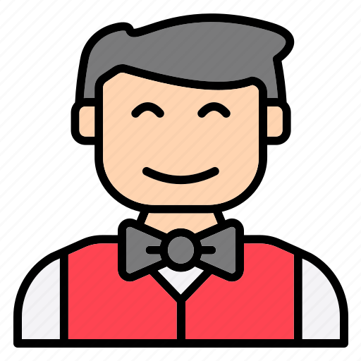Waiter, restaurant, service, food, professions, jobs, labour day icon - Download on Iconfinder