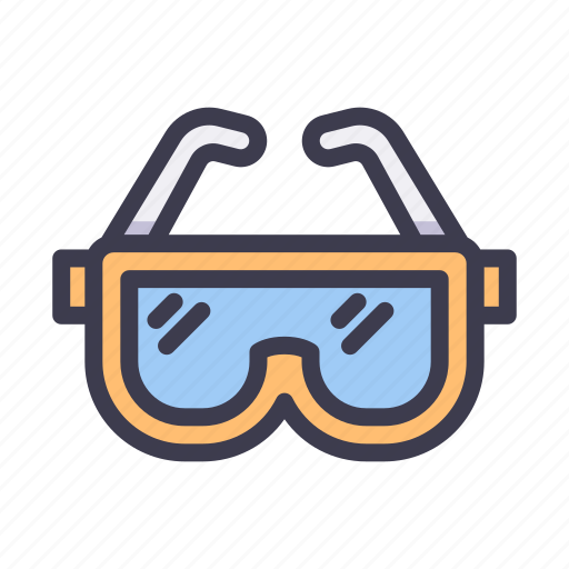Worker, work, labour, safety, glasses, protection icon - Download on Iconfinder