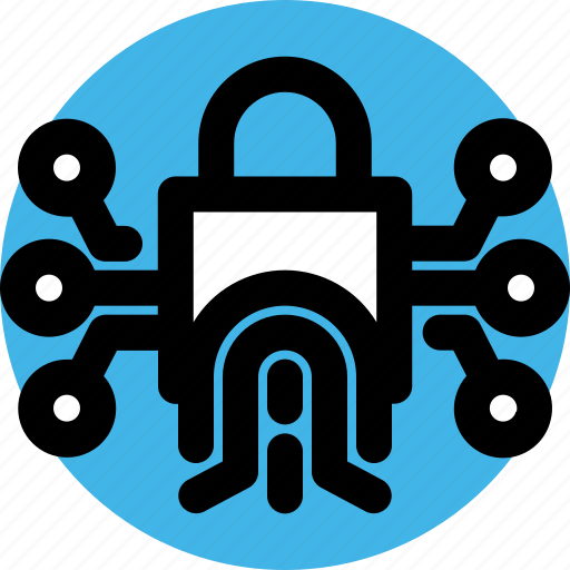Authentication, biometric, fingerprint, protection, scan, security, technology icon - Download on Iconfinder