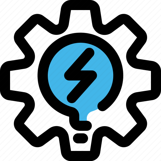 Bulb, efficiency, gear, optimization, performance, productive, system icon - Download on Iconfinder