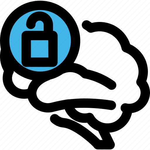 Brain, idea, mind, mindset, open, think, unlock icon - Download on Iconfinder