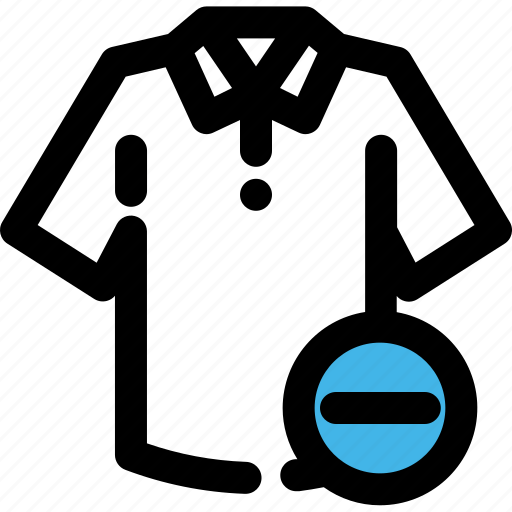 Apparel, clothes, delete, fashion, men, polo shirt, remove icon - Download on Iconfinder