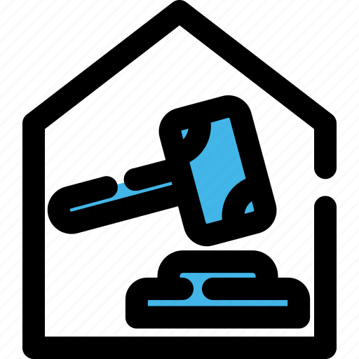 Auction, auction house, auction site, bid, bidding, home, house icon - Download on Iconfinder