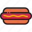 eat, hot dog, menu, restaurant, sign 