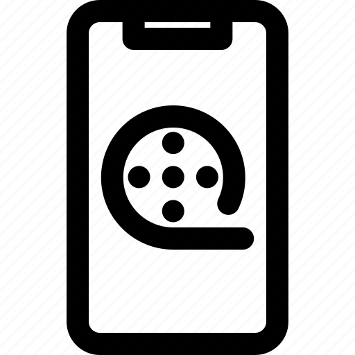 Device, film, hand phone, mobile, movie, smartphone, video icon - Download on Iconfinder