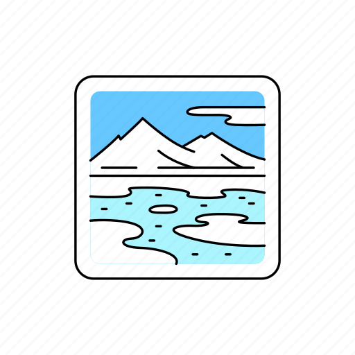 Landscape, antarctica, igloo, glacier, mountain, polar icon - Download on Iconfinder