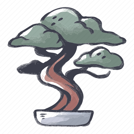 Japanese, bonsai, nature, plant, tree, traditional icon - Download on Iconfinder