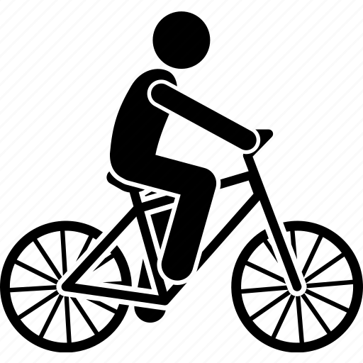 Bicycle, bike, man, riding icon - Download on Iconfinder