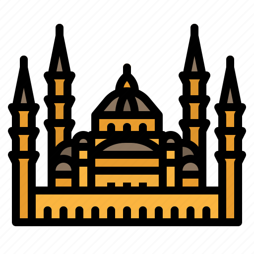 Blue, hagia, istanbul, mosque, sophia icon - Download on Iconfinder