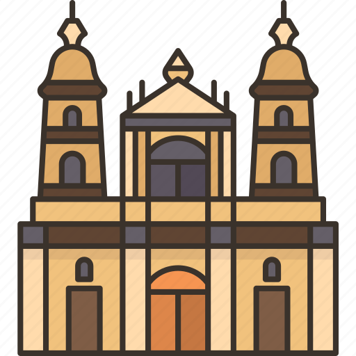 Primatial, cathedral, bogota, church, heritage icon - Download on Iconfinder