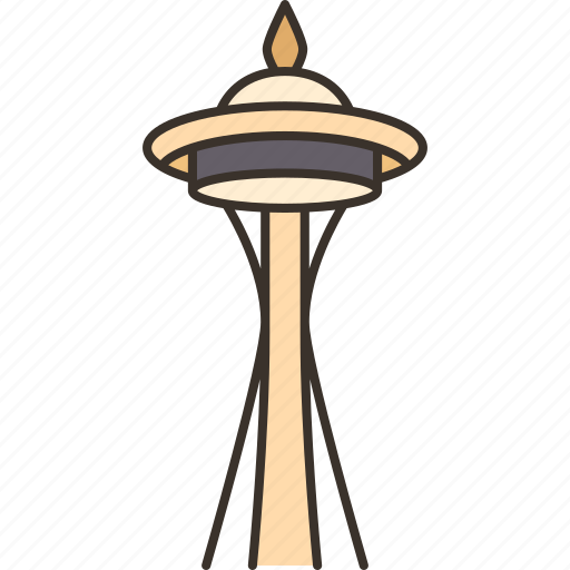 Space, needle, seattle, downtown, landmark icon - Download on Iconfinder
