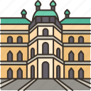 upper, belvedere, vienna, historic, landmark