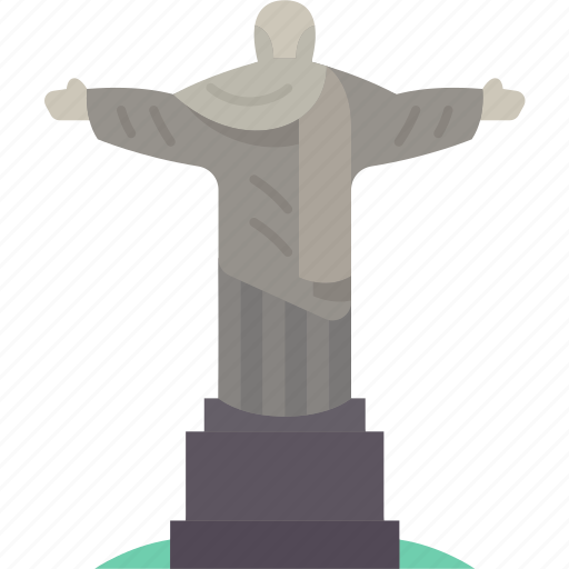 Christ, rio, brazil, attraction, landmark icon - Download on Iconfinder