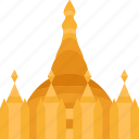 shwedagon, pagoda, buddhism, heritage, myanmar
