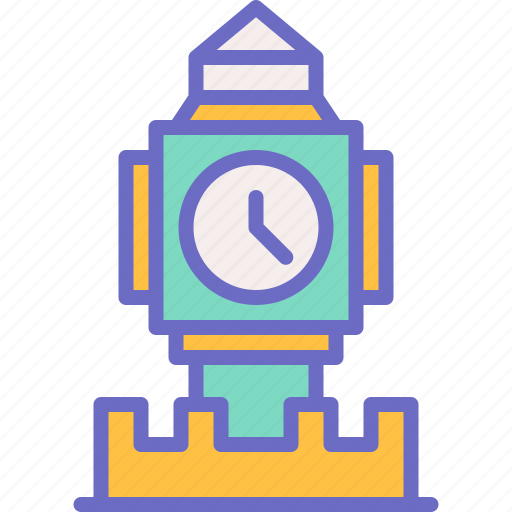 Big, ben, clock, london icon - Download on Iconfinder