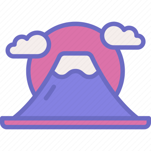 Fuji, mountain, japan, japanese, volcano icon - Download on Iconfinder