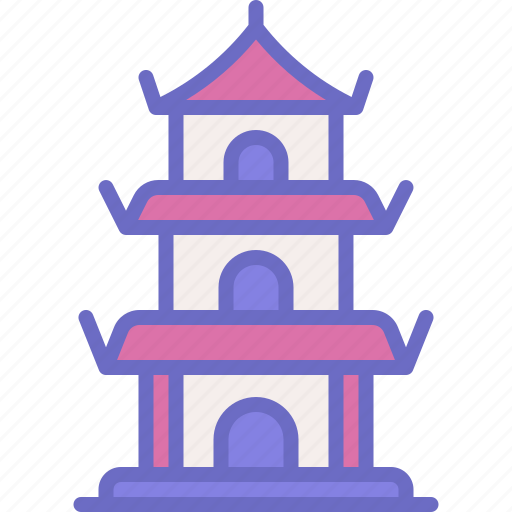 Pagoda, china, chinese, temple, ancient icon - Download on Iconfinder