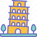 pisa, tower, italy, landmark