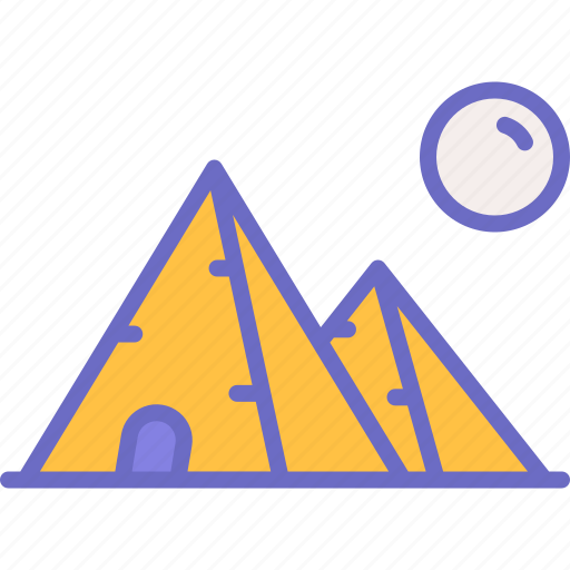 Pyramid, egypt, egyptian, ancient, desert icon - Download on Iconfinder