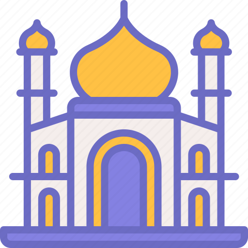 Taj, mahal, indian, temple icon - Download on Iconfinder