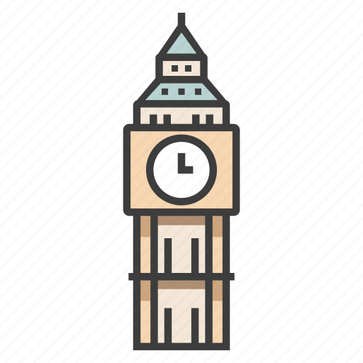 Architecture, big ben, clock, england, landmark, london, tourism icon - Download on Iconfinder